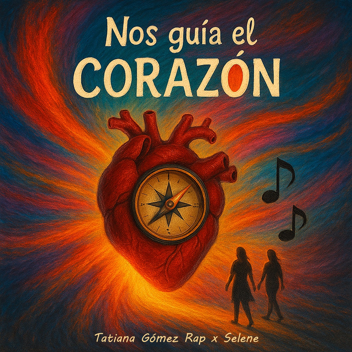 Nos Guía el Corazón - Single by Tatiana Gomez Rap & Selene album cover