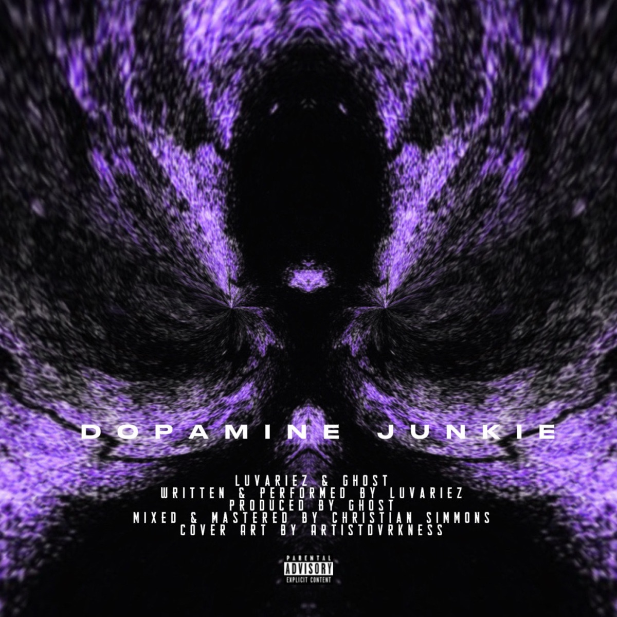 DOPAMINE JUNKIE - Single by Luvariez & Ghost album cover