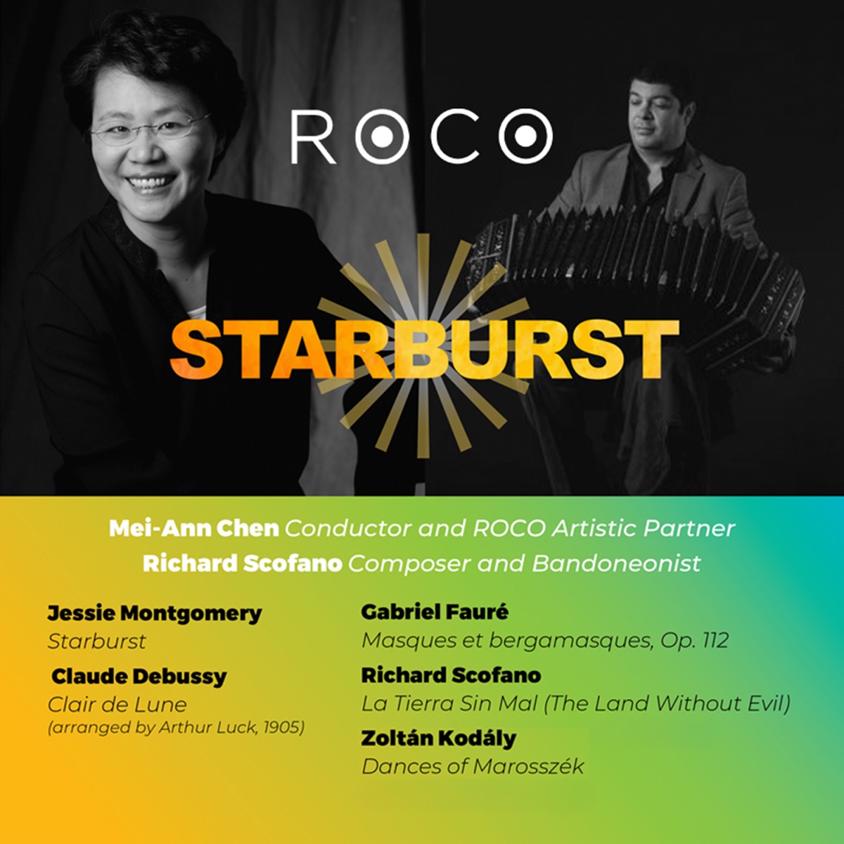 ROCO In Concert: Starburst by ROCO & Mei-Ann Chen album cover