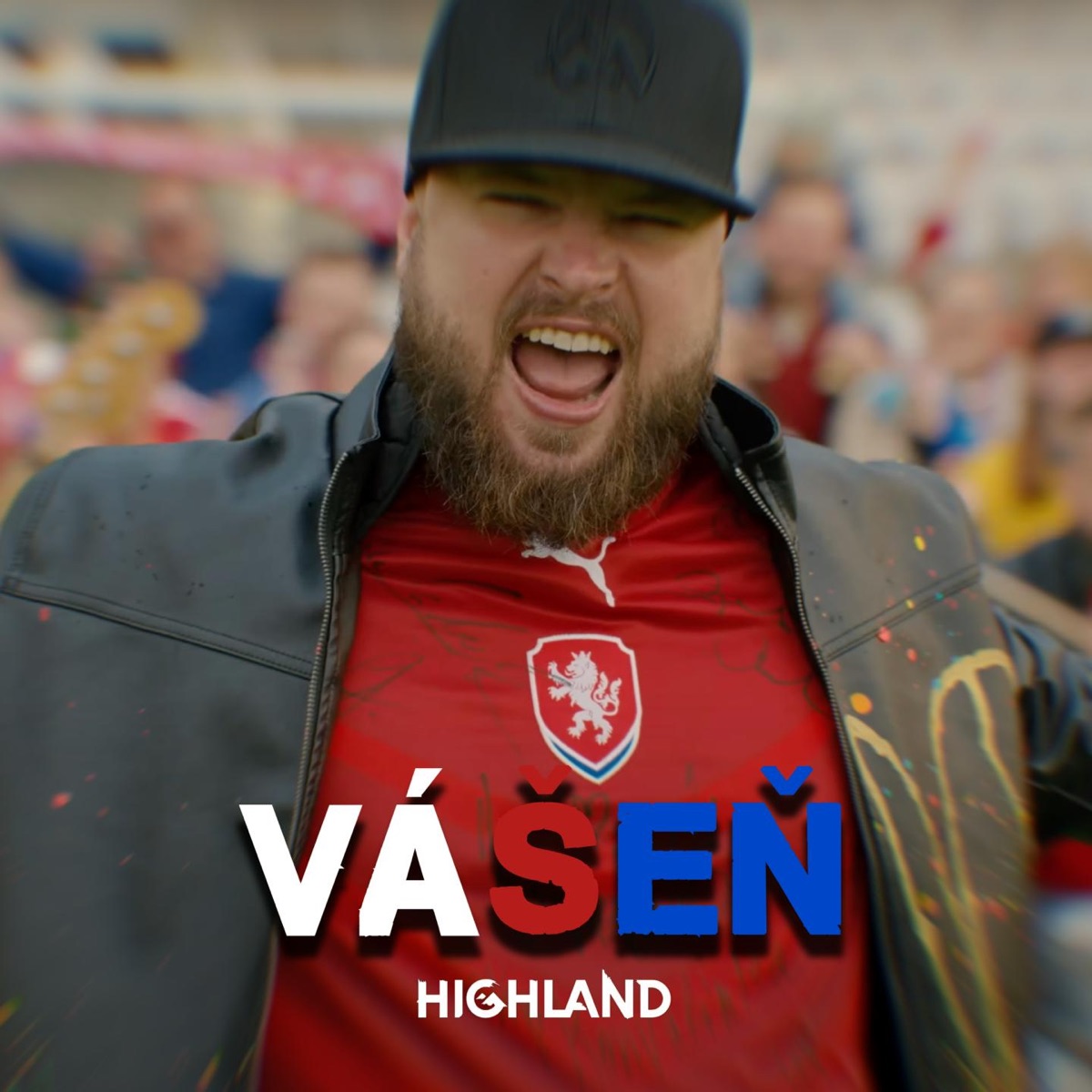 Vášeň (fotbalová hymna) [feat. Jakub Smolík, KluciZND, Zputnik, Civilní Obrana, O5 a Radeček & Pio Squad] - Single by Highland album cover