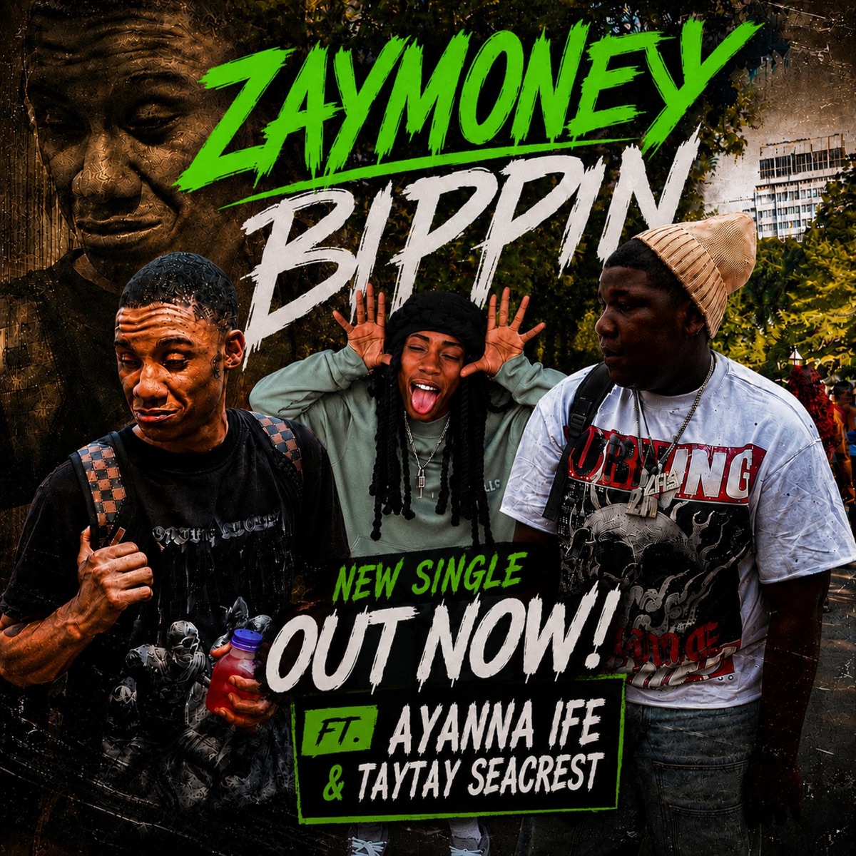 Bippin (feat. Ayanna ife & Tay tay seacrest) - Single by Zaymoney._215 album cover