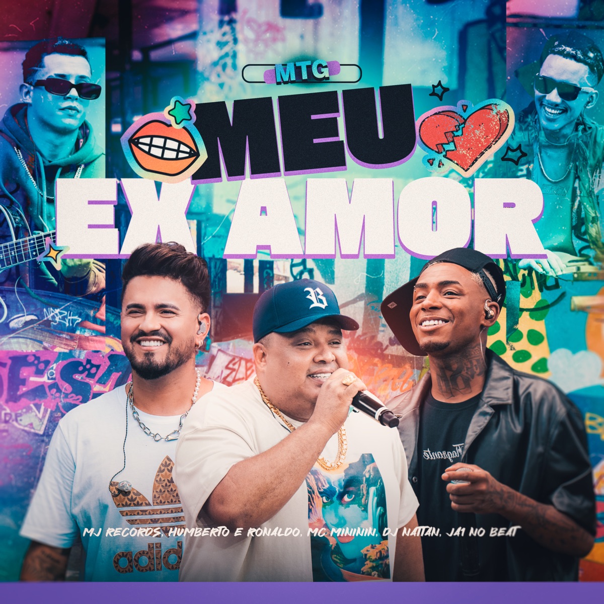 Mtg Meu Ex Amor (Live) [feat. Ja1 No Beat & Dj Nattan] - Single by MJ Records, Humberto & Ronaldo & mc mininin album cover