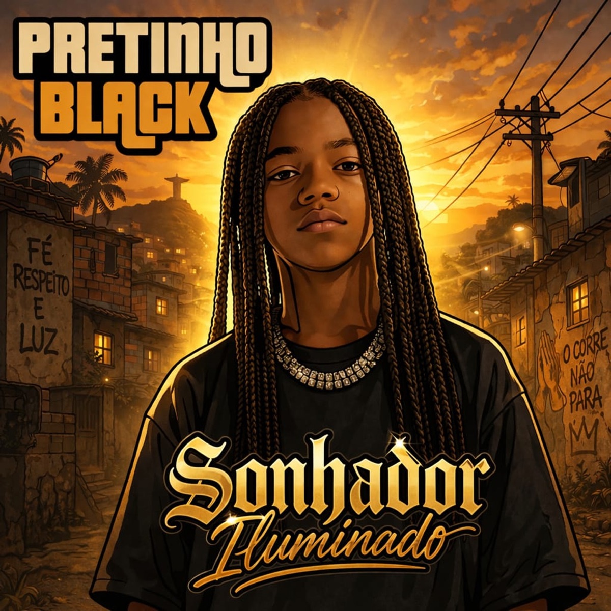 Sonhador Iluminado - EP by PRETINHO BLACK album cover