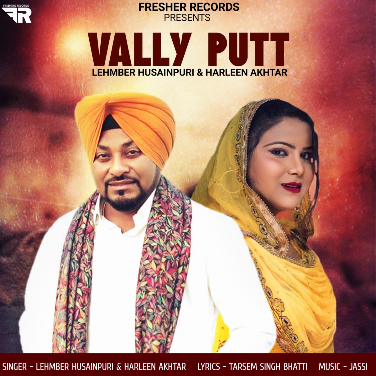 Velly Putt (with Harleen Akhtar) - Single by Lehmber Husainpuri album cover