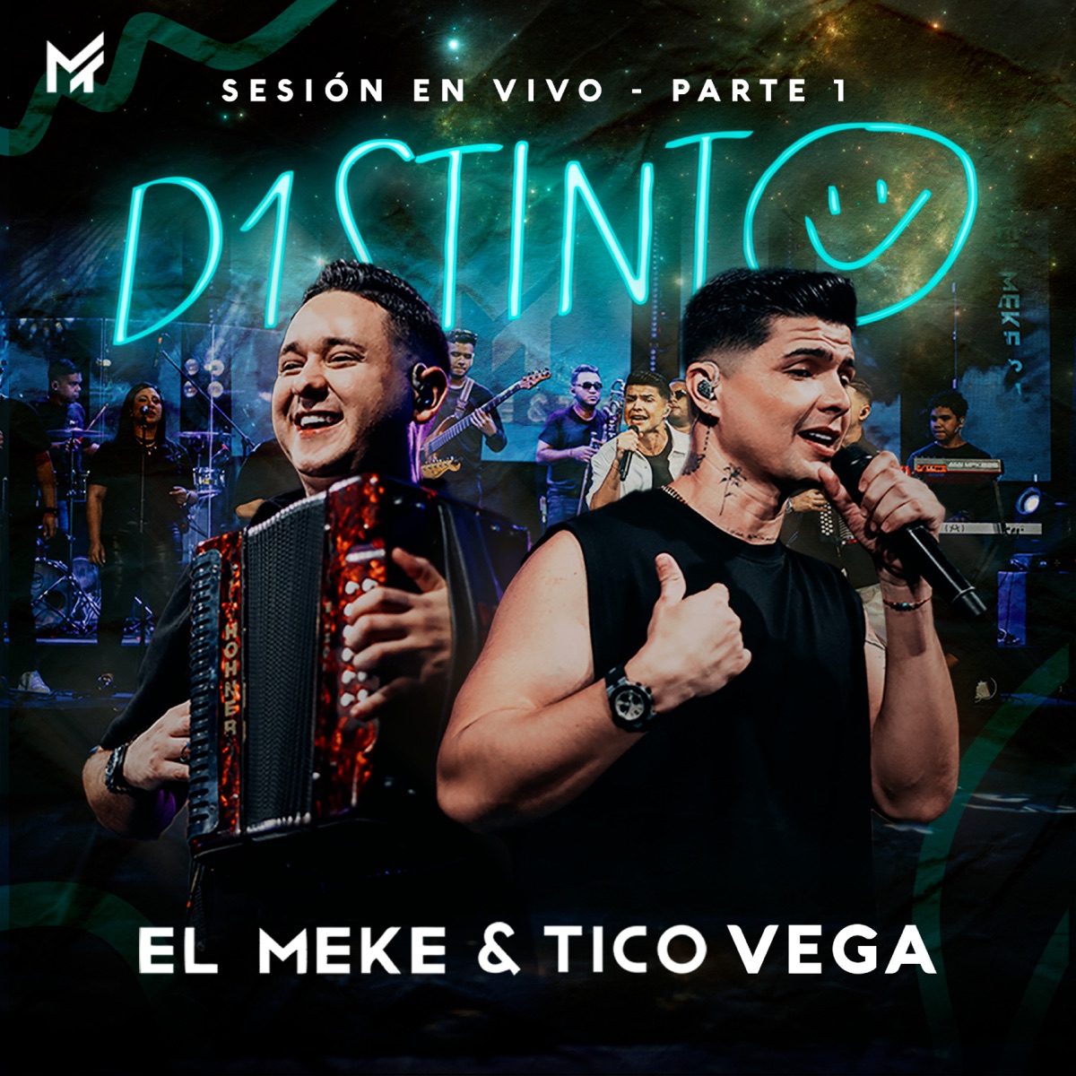 D1STINTO (Sesión En Vivo - Parte 1) - EP by El Meke & Tico Vega album cover