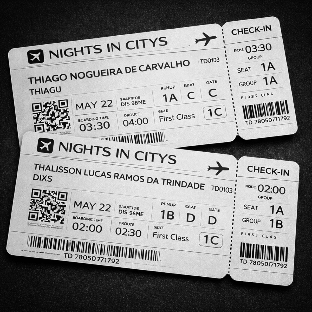 NIGHTS IN CITYS - EP by THIAGU & DIXS album cover