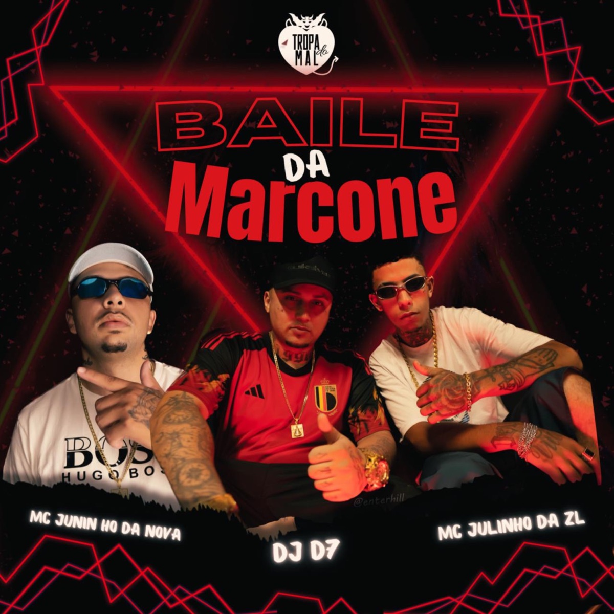 Baile da Marcone - Single by Dj D7, Mc julinho da ZL & Mc junin da nova album cover