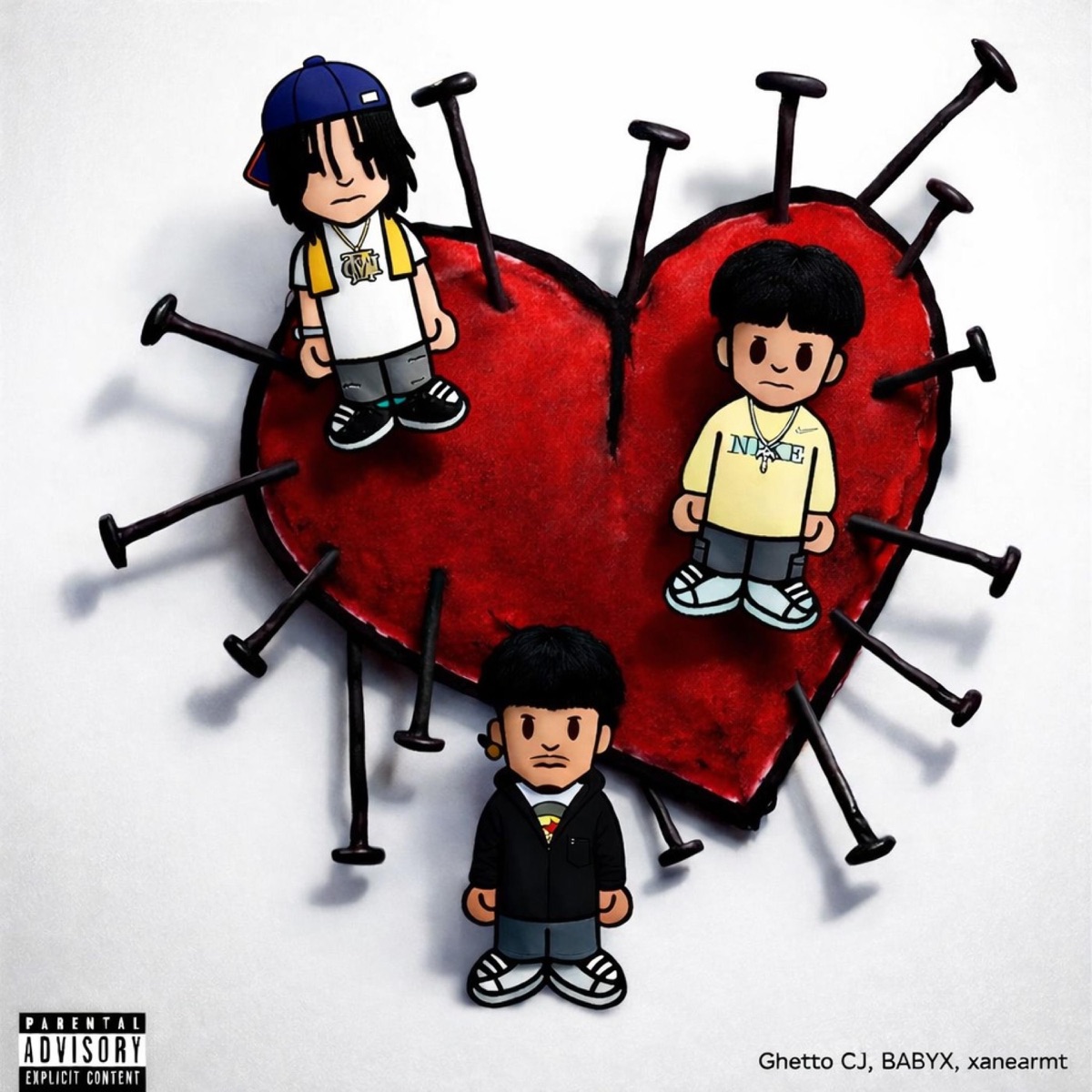 Not in love (feat. Ghetto CJ, BABYX & xanearMT) - Single by DEK32K album cover
