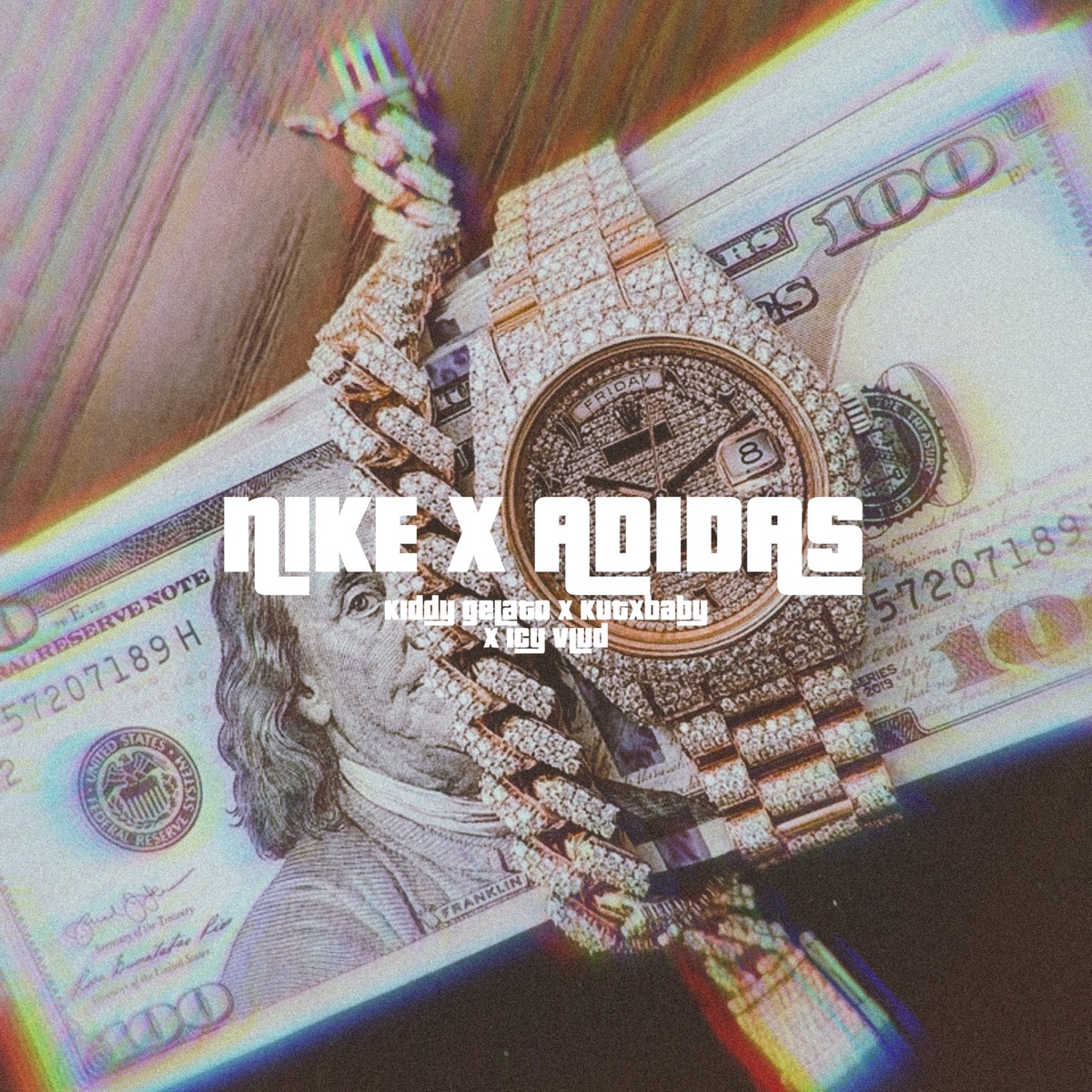 Nike x Adida$ (feat. Kutxbaby & Icy Vlud) - Single by Kiddy Gelato album cover