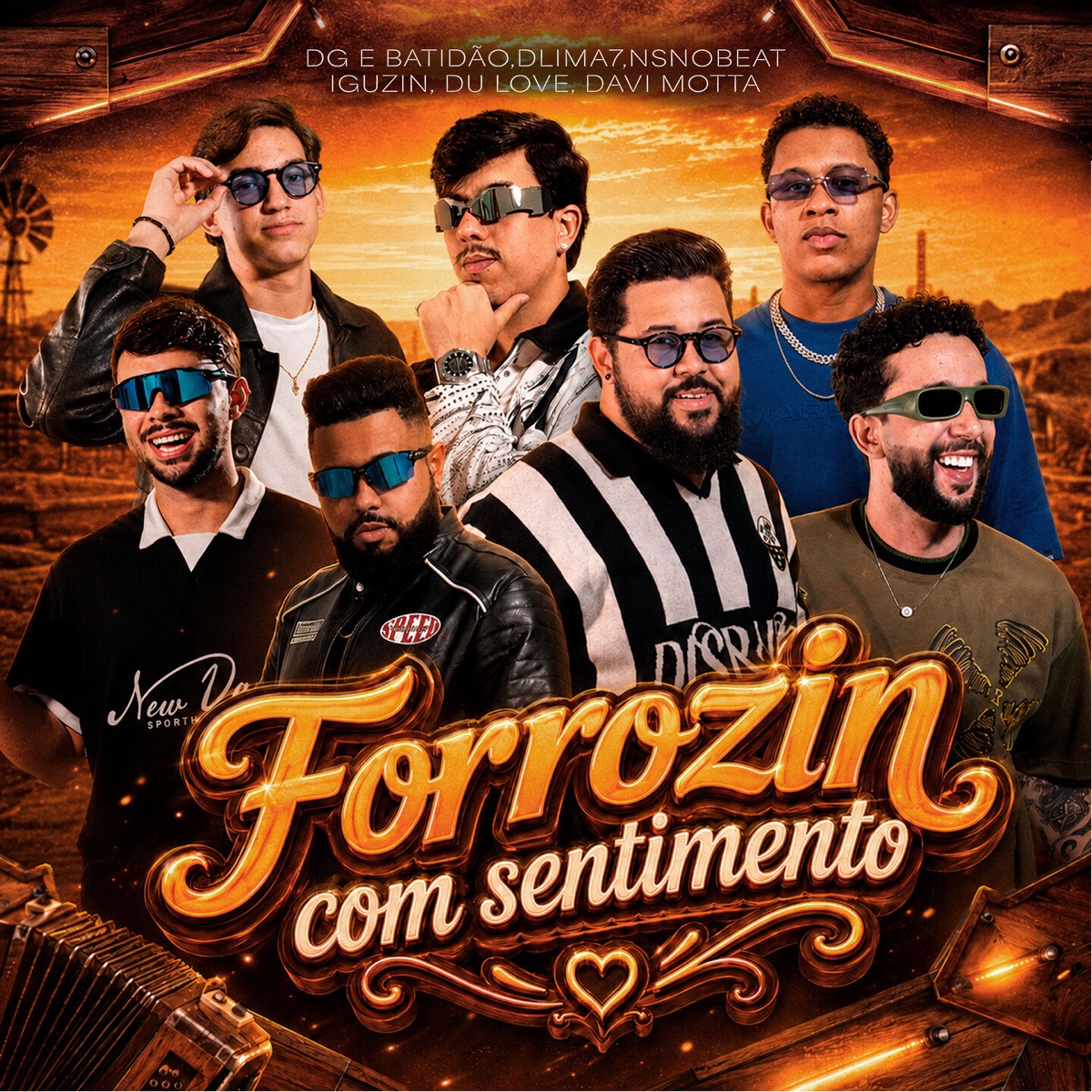 Forrozin Com Sentimento (feat. Iguzin, Du Love & Davi Motta) - Single by DG e Batidão Stronda, DLIMA7 & NSNOBEAT album cover