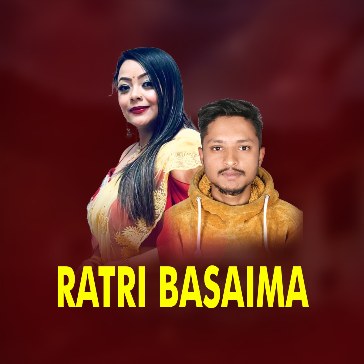 Ratri Basaima - Single by Baburam Bohara, Ashish Bohara & Chanda Aryal album cover