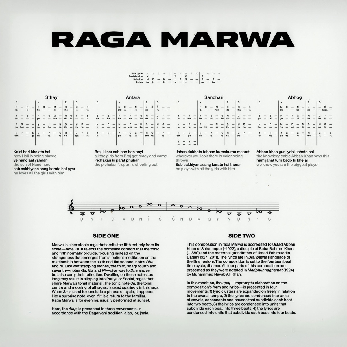 Raga Marwa by Harkeerat Mangat, Balázs Virágh & Gurbaksh Singh Matharu album cover