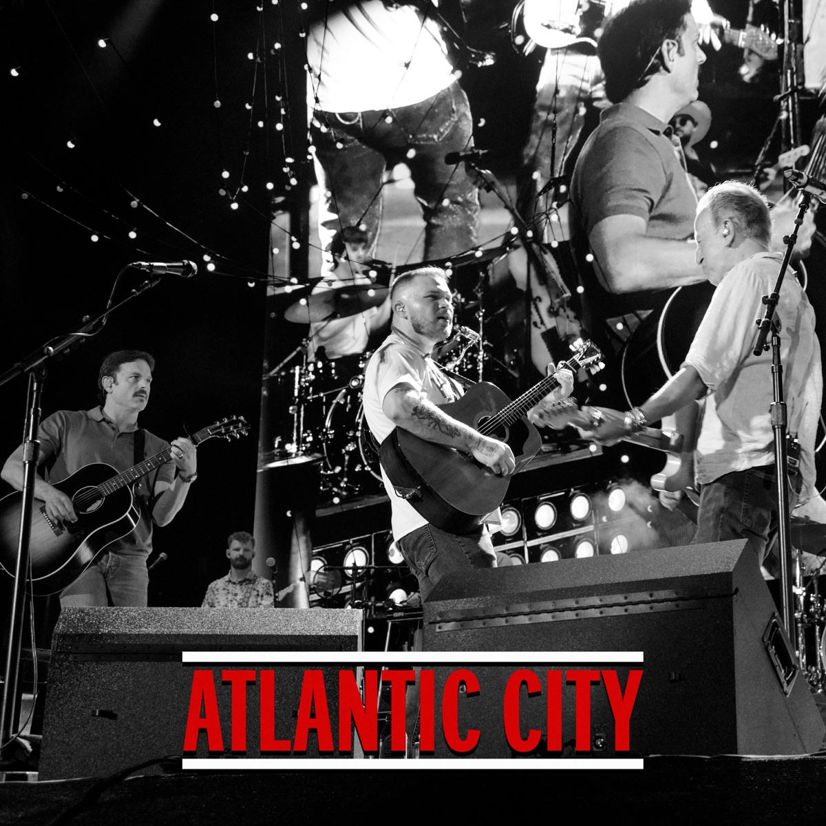 Atlantic City (Live in Jersey) [feat. Bruce Springsteen and Kings of Leon] - Single by Zach Bryan album cover artwork