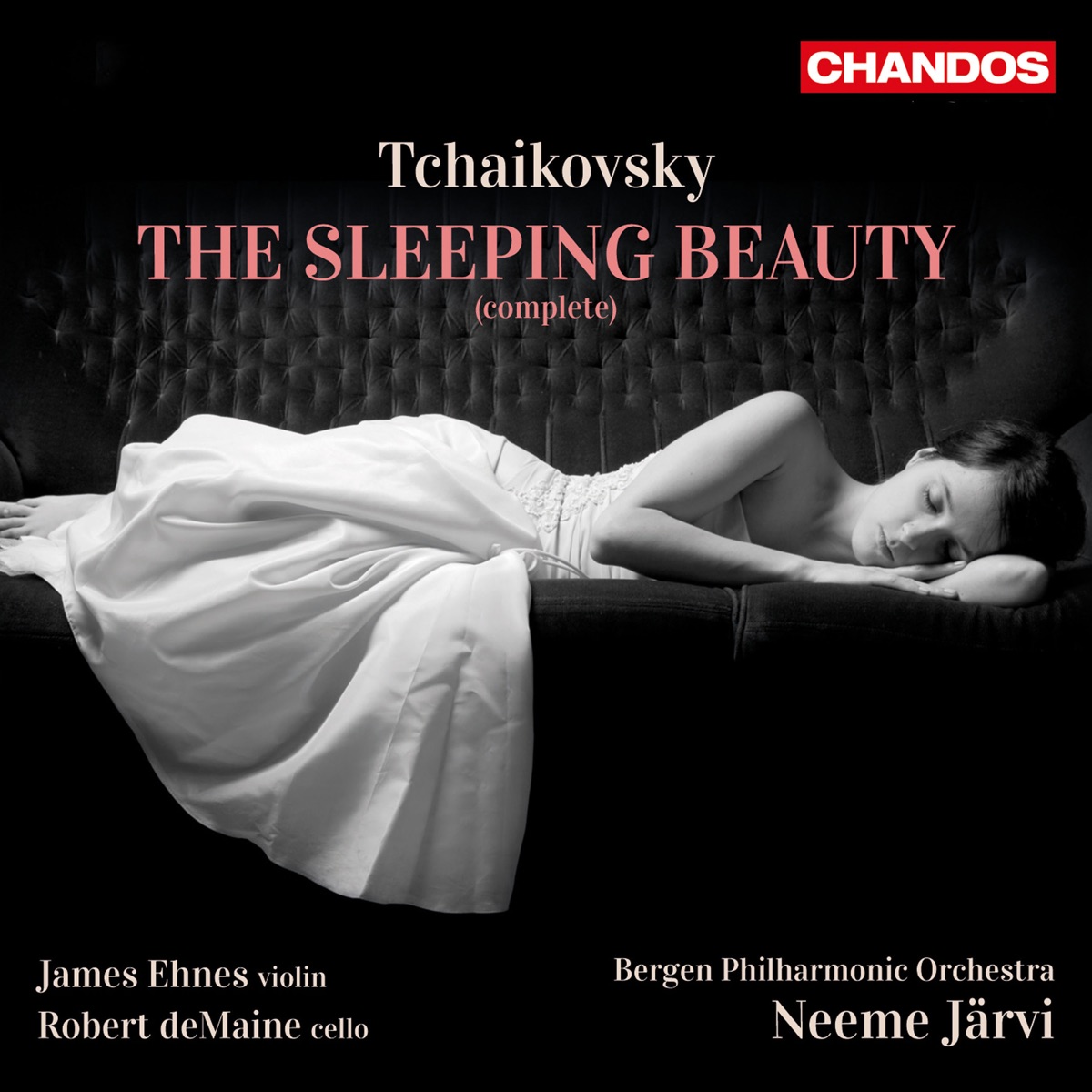 Tchaikovsky: The Sleeping Beauty by Neeme Järvi, Bergen Philharmonic Orchestra, James Ehnes & Robert deMaine album cover