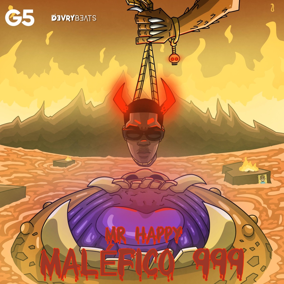 Maléfico 999 - EP by Mr Happy album cover