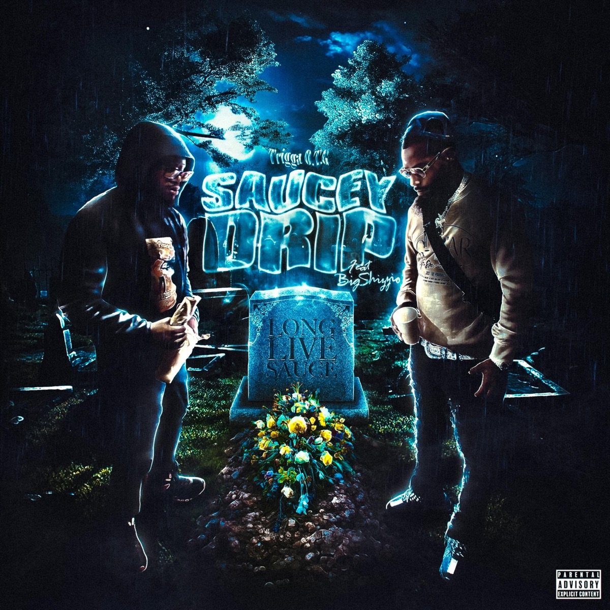 Saucy Drip (feat. Trigga O.T.G) - Single by BigShizzio album cover