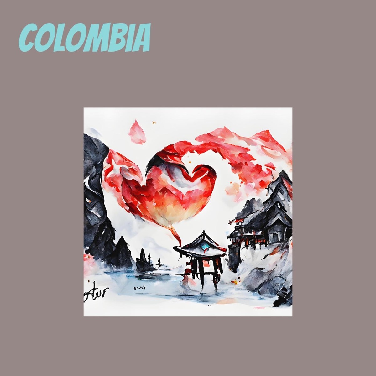 Colombia (Live) - Single by MC Talisson album cover