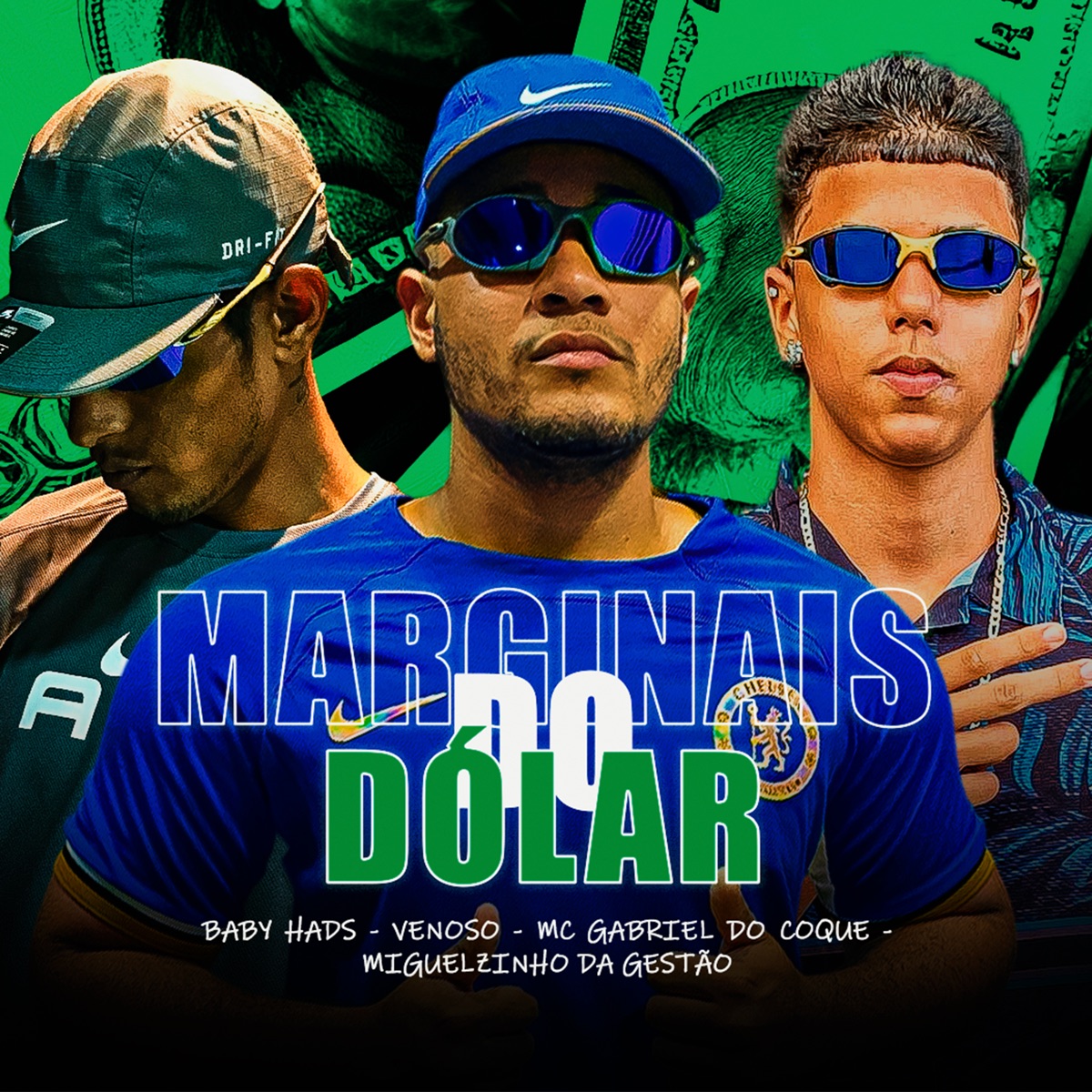 Marginais do Dólar (feat. Miguelzinho Da Gestão) - Single by Baby Hads, Venoso & Mc Gabriel Do Coque album cover