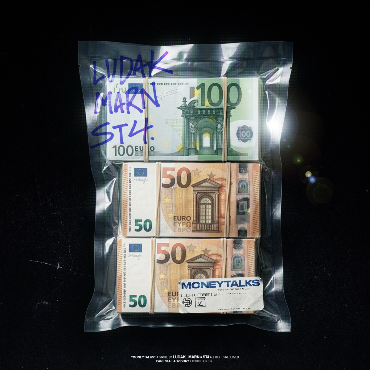 MONEYTALKS - Single by LUDAK, ST4 & Marn album cover