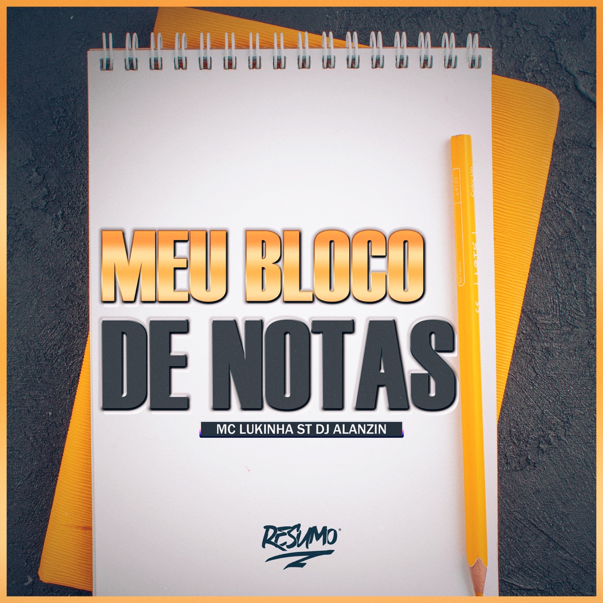 Meu Bloco de Notas - Single by MC Lukinha do ST & Dj Alanzin album cover