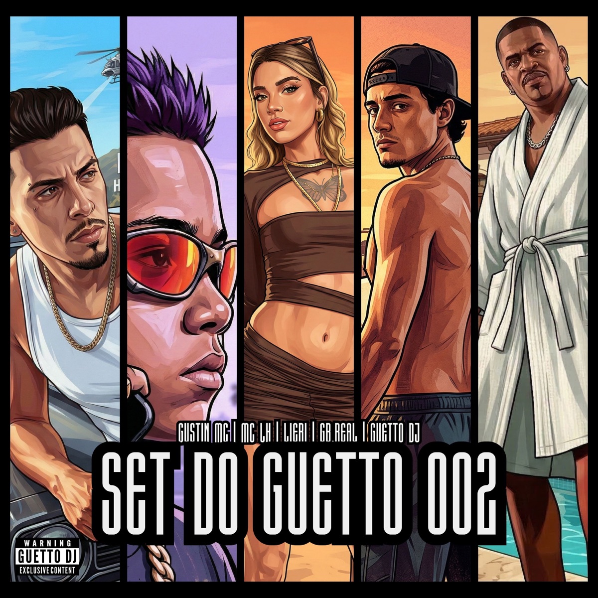 Set Do Guetto 002 (feat. Lieri) - Single by GUETTO DJ, Gustin MC, MC LH & GB.REAL album cover