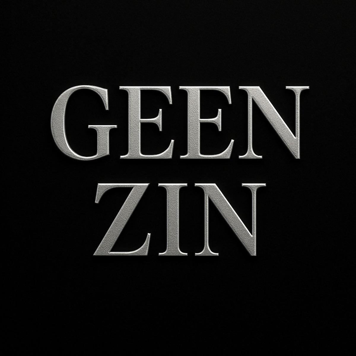 Geen Zin - Single by K.Y album cover