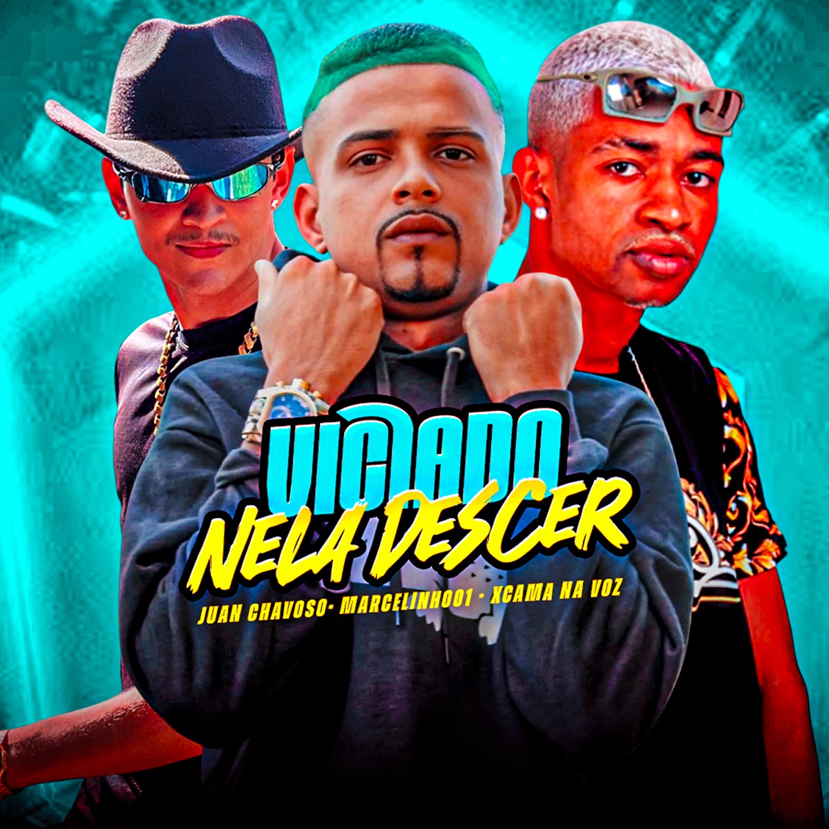 Viciado Nela Descer - Single by marcelinho01, xcama na voz & juan chavoso album cover