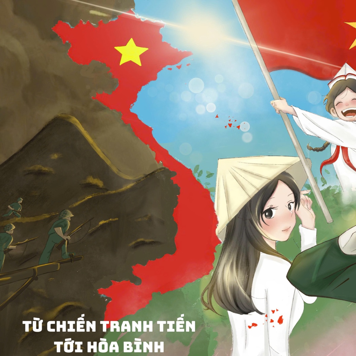 Từ Chiến Tranh Tiến Tới Hòa Bình - Single by Corlin Nguyễn, Khánh Linh & Cyra album cover
