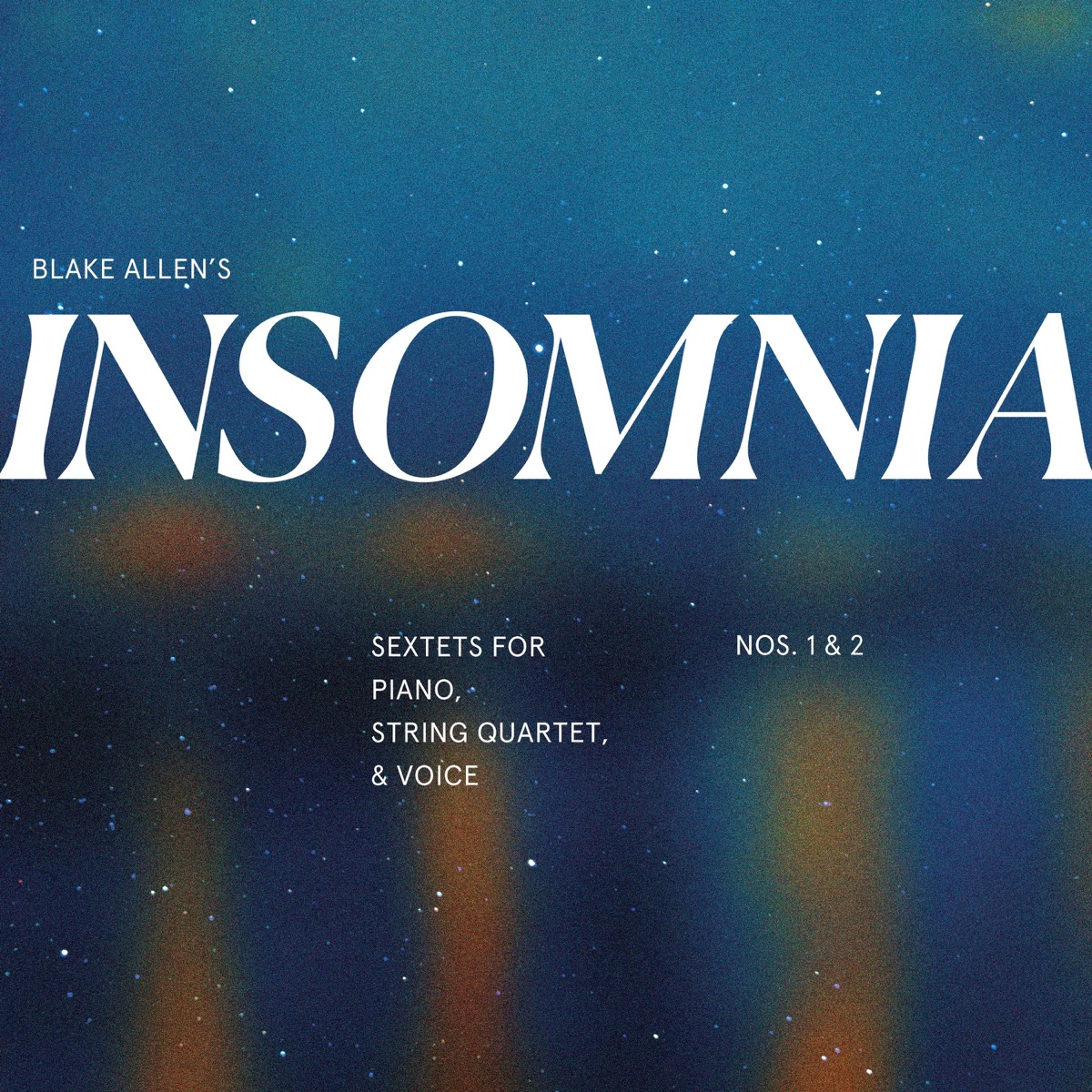 Blake Allen: Insomnia by Blake Allen, Argus Quartet, Cree Carrico & Christopher Koelzer album cover