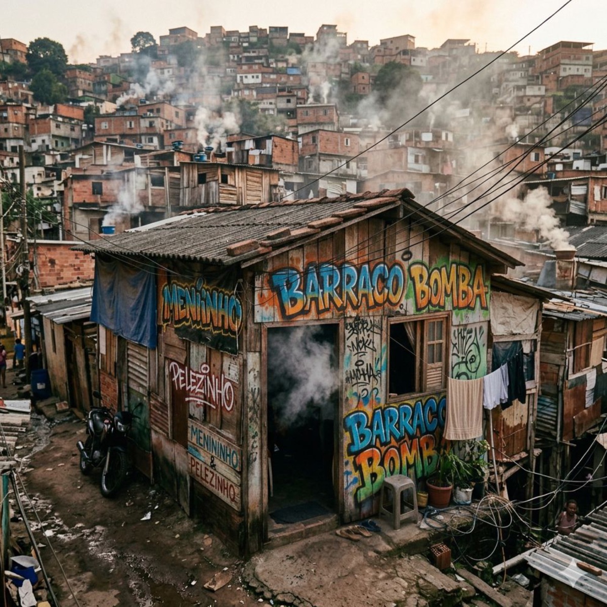 BARRACO BOMBA - Single by MC Menininho & MC Pelezinho album cover