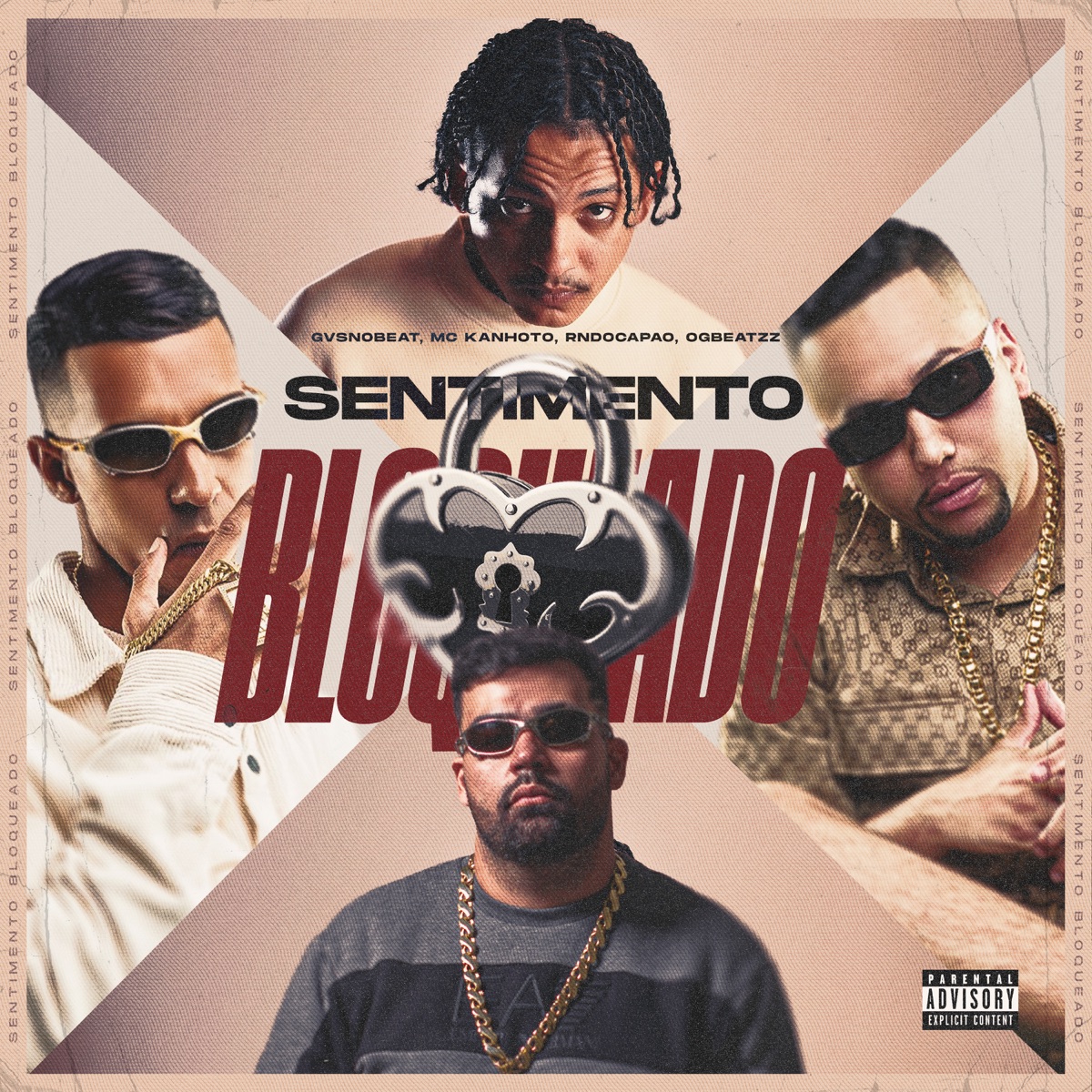 Sentimento Bloqueado - Single by GvsnoBeat, OGBeatzz, MC Kanhoto & MC RN DO CAPÃO album cover