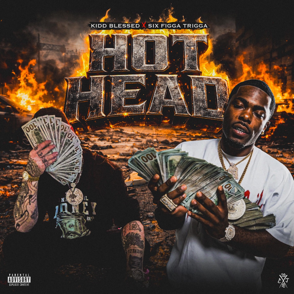Hot Head (feat. Six Figga Trigga) - Single by Kidd Blessed album cover
