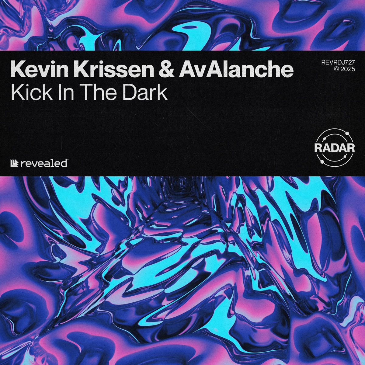 Kick in the Dark - Single by Kevin Krissen & AvAlanche album cover
