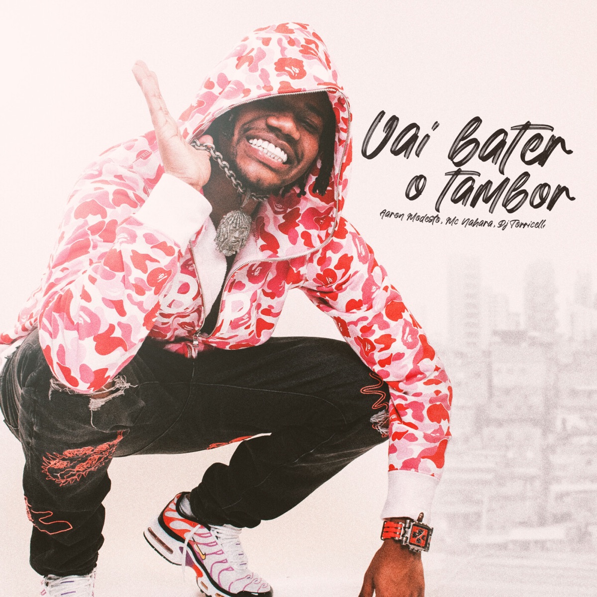 Vai Bater o Tambor - Single by Aaron Modesto, MC NAHARA & DJ Torricelli album cover