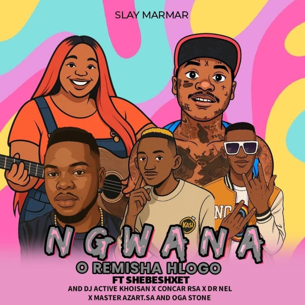 Ngwana O Remisa Hlogo (feat. Dr Nel, Shebeshxt, Dj Active Khoisan, Concar RSA, Master Azart & Orga Stone) - Single by slay mama album cover