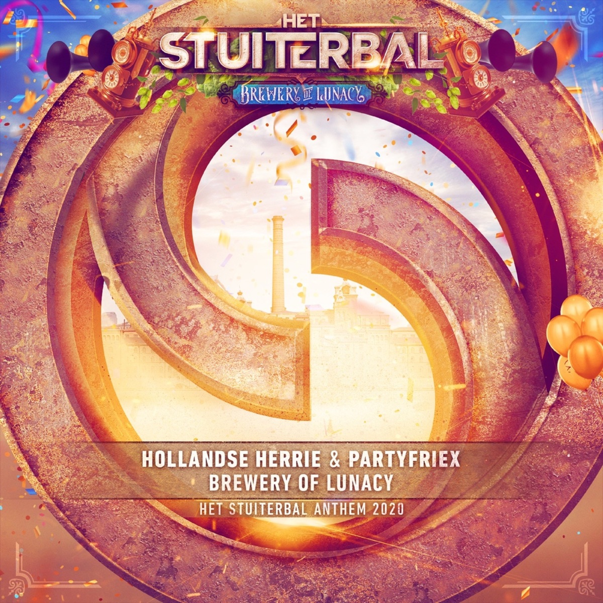 Brewery Of Lunacy (Het Stuiterbal Anthem 2020) - Single by Hollandse Herrie & PartyFriex album cover