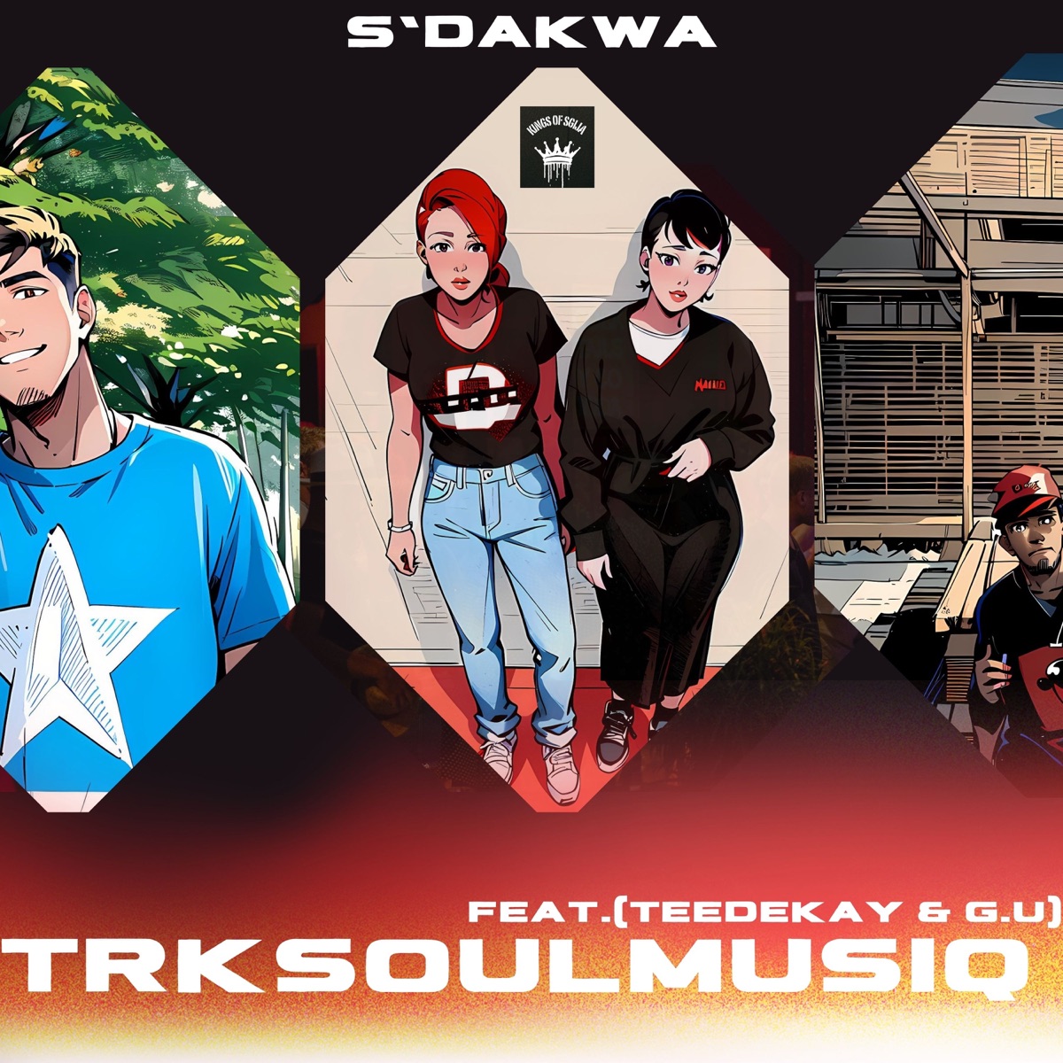 S'dakwa (feat. Teedekayy & G.U) - Single by TrksoulMusiQ album cover