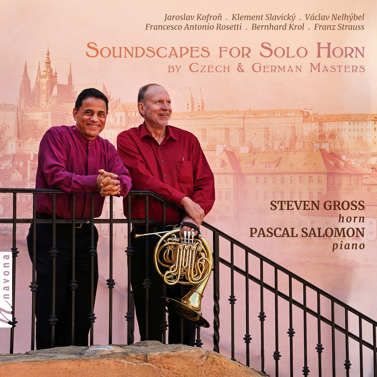 Soundscapes for Solo Horn by Czech & German Masters by Steven Gross & Pascal Salomon album cover