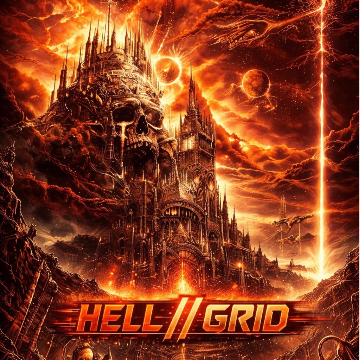 RIBCAGE - Single by HELL//GRID album cover