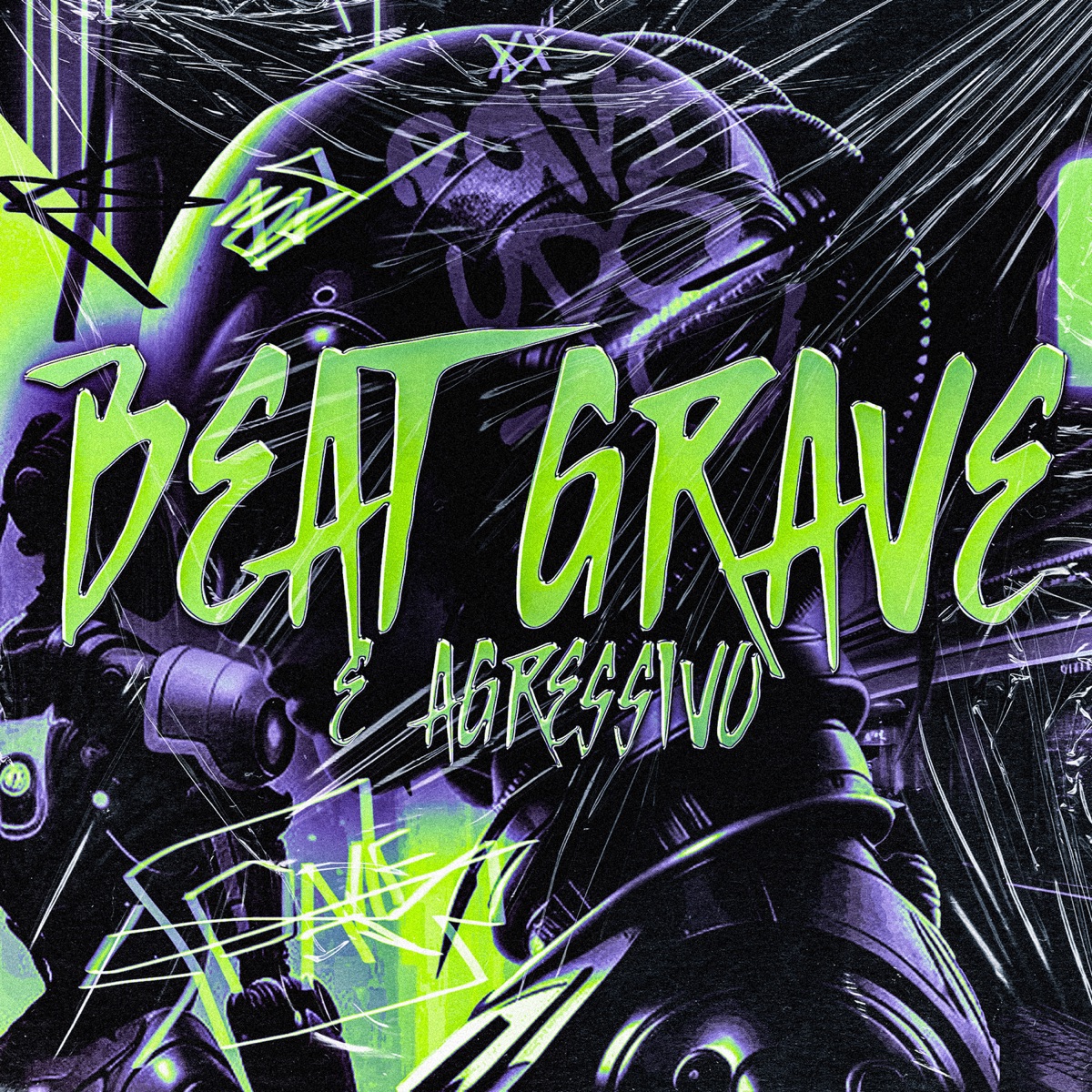 BEAT GRAVE E AGRESSIVO - EP by Dj Magro, Mc Neguin Wm & MC JK Da BL album cover