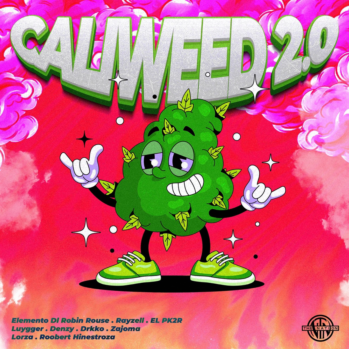 Caliweed 2.0 (feat. Roobert Hinestroza, Denzy, LORZA, Hey Zajoma, luygger, Drkko & EL PK2R) - Single by Elemento Dl, Robin Rouse & Rayzell album cover