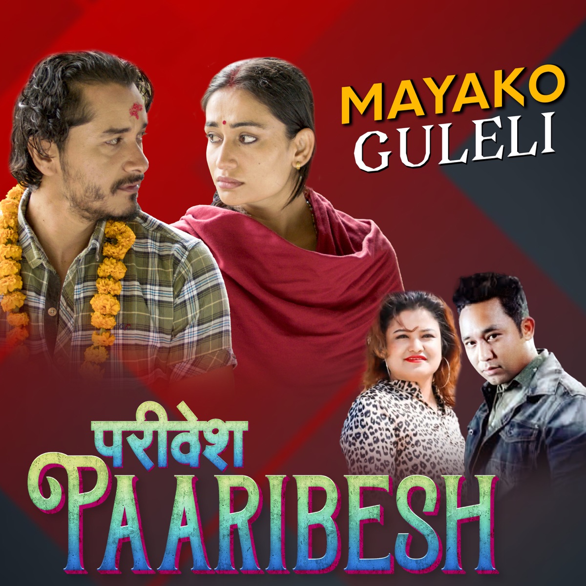 Mayako Guleli (From "Paaribesh") [feat. Gaurav Pahadi, Shristi Khadka & Miss Pabi] - Single by Rabindra Baral, Nitya Shiva & Rajan Shrestha album cover