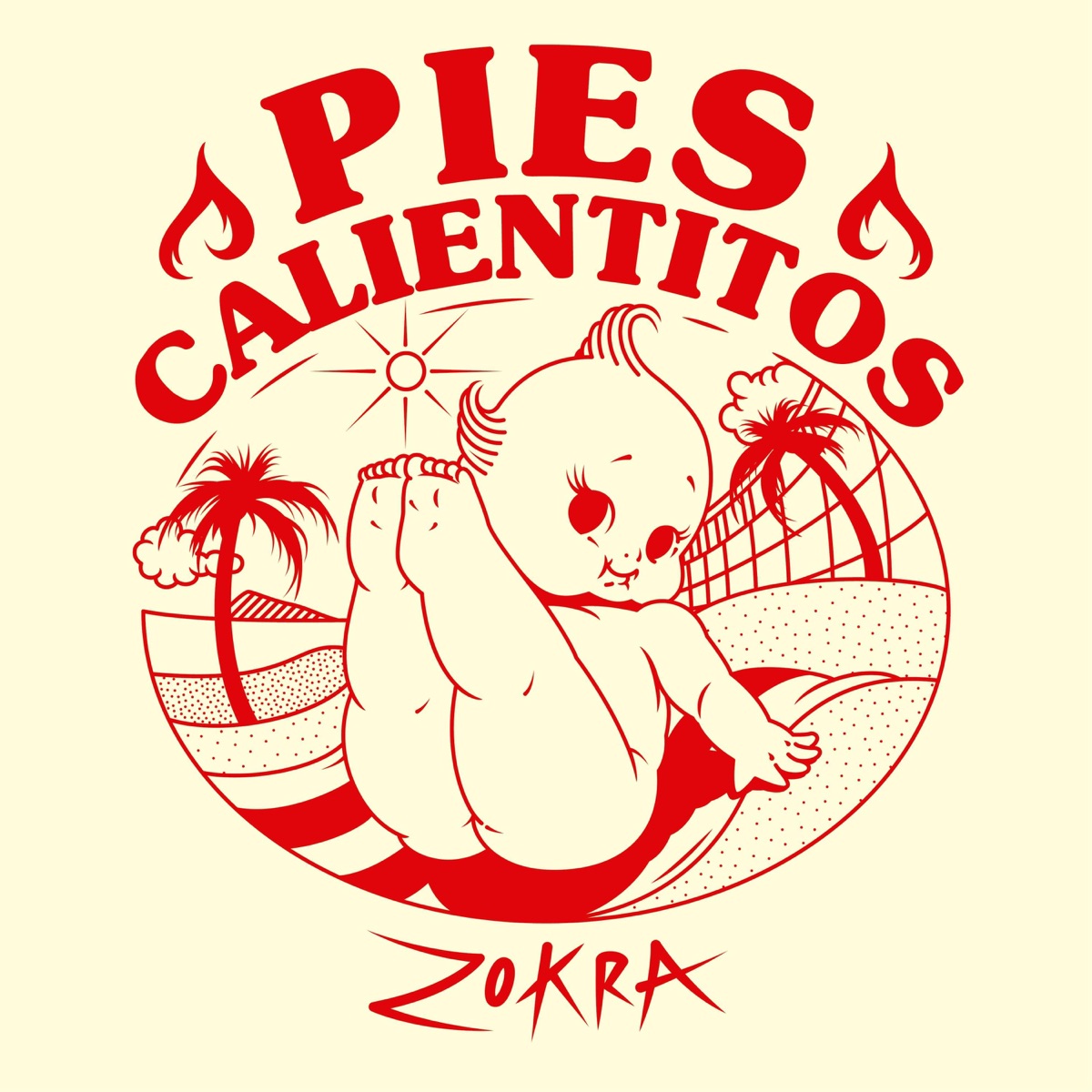PIES CALIENTiTOS - Single by Zokra album cover