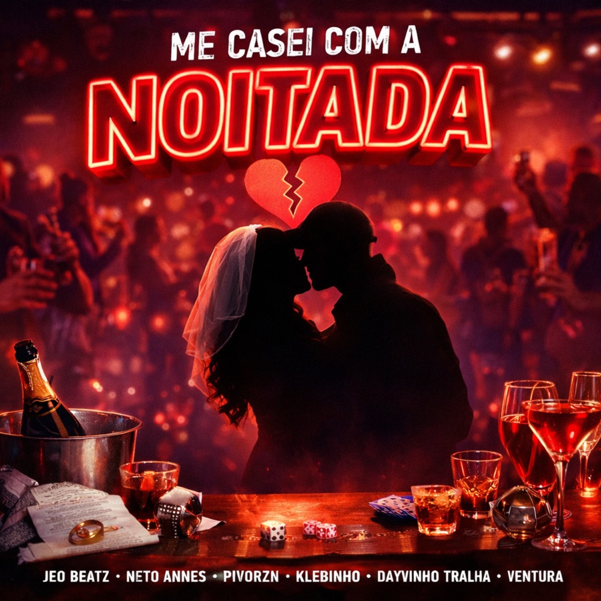 Me Casei Com a Noitada (feat. MC Klebinho & Éo Ventura) - Single by Neto Annes, Os Tralhas & PivorZN album cover