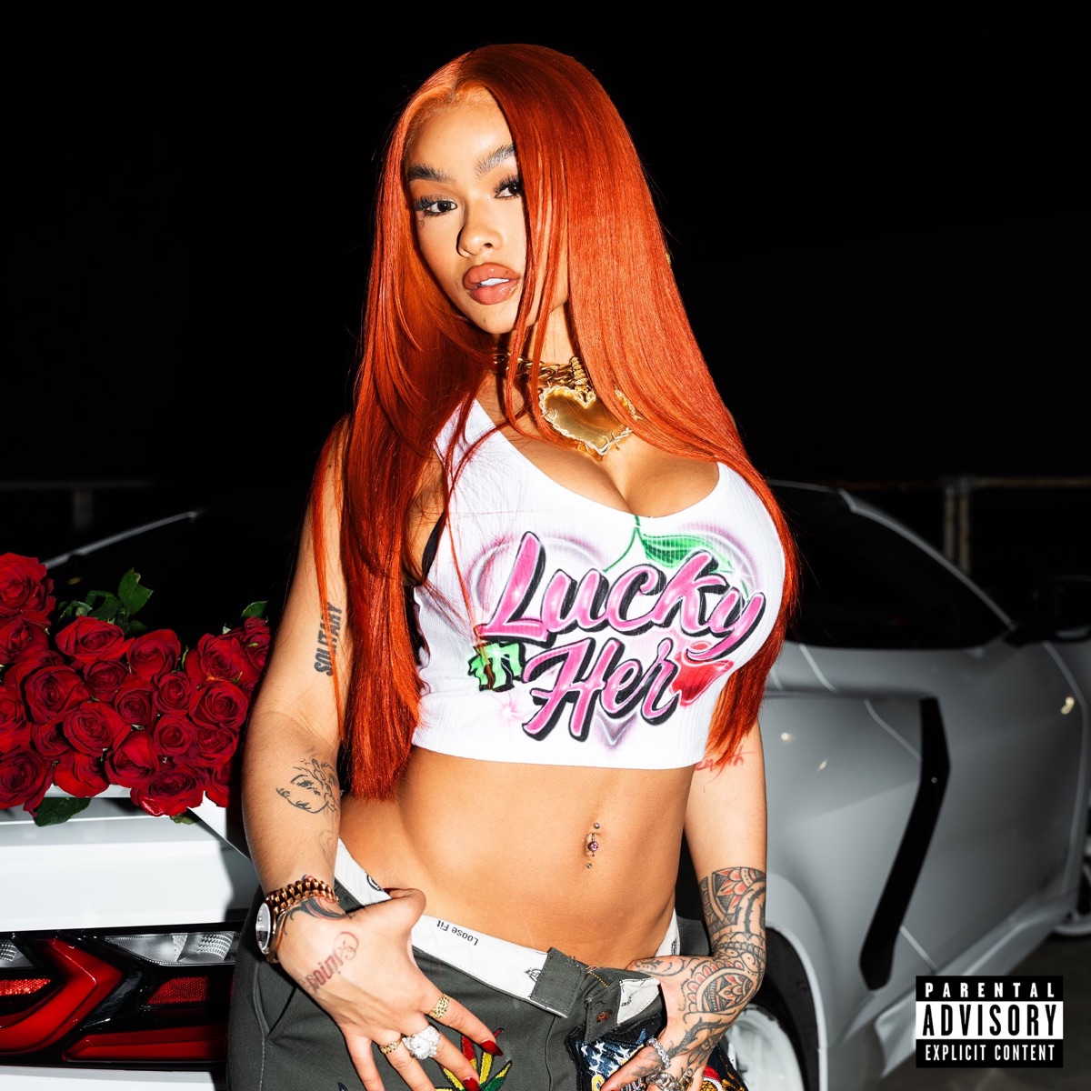 LUCKY HER by Mozzy & Kalan.FrFr album cover artwork