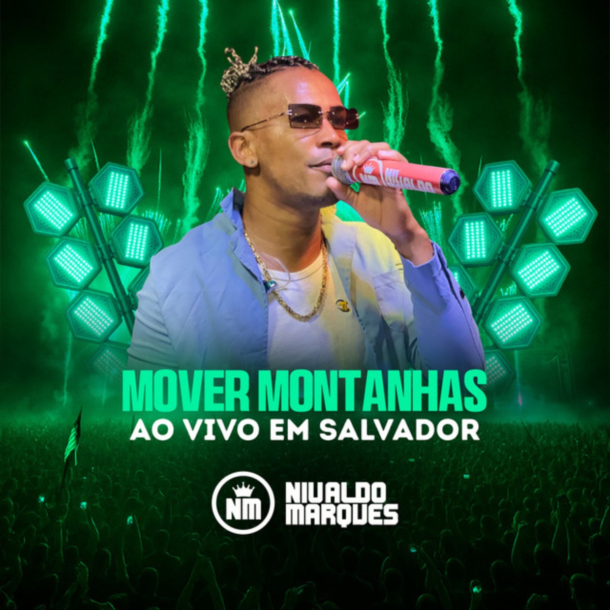 Mover Montanhas - Ao Vivo em Salvador - Single by Nivaldo Marques album cover