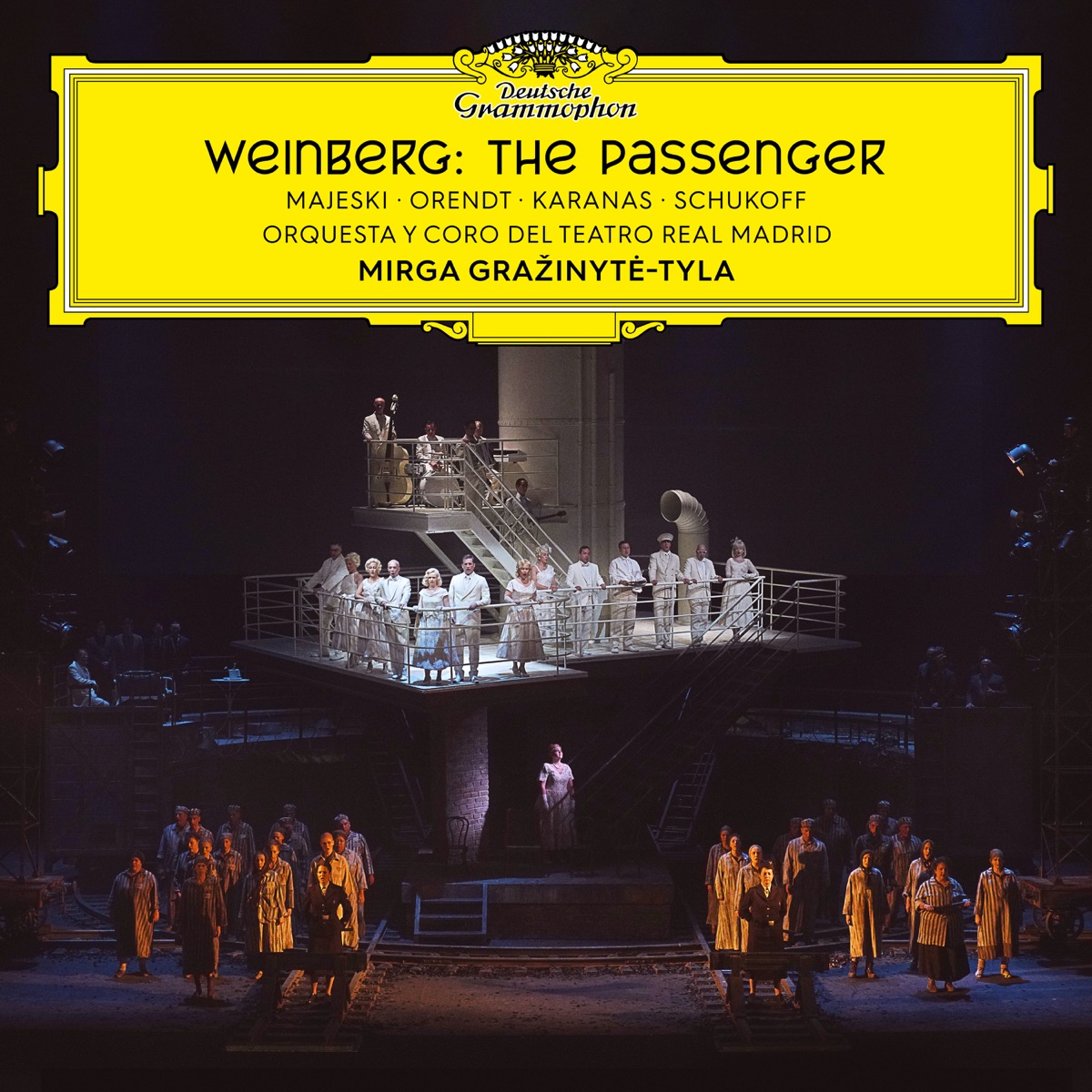 Weinberg: The Passenger by Amanda Majeski, Gyula Orendt, Daveda Karanas, Nikolaï Schukoff, Orquesta Del Teatro Real De Madrid, Coro Del Teatro Real De Madrid & Mirga Gražinytė-Tyla album cover