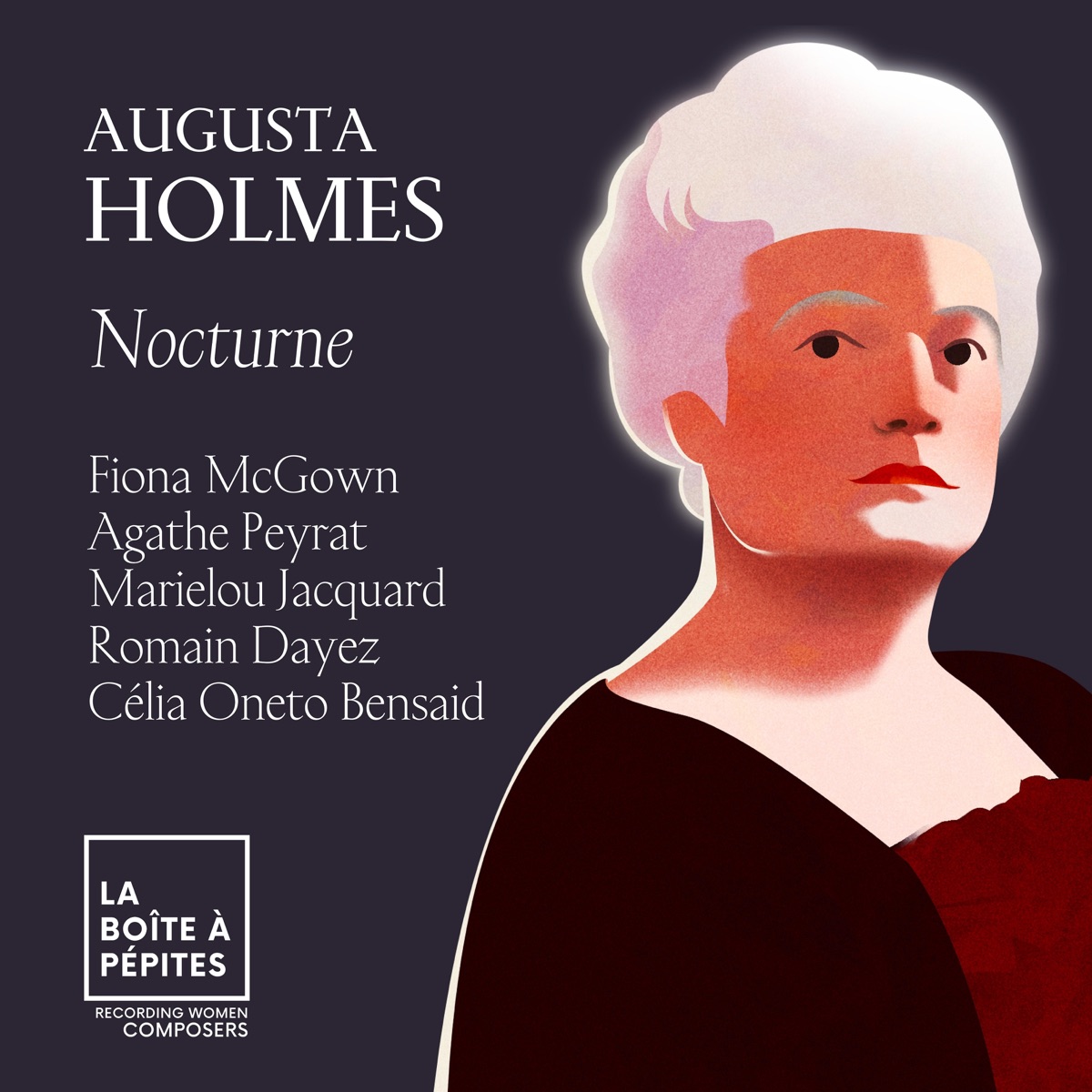 Augusta Holmès: Nocturne pour quatre voix et piano - Single by Agathe Peyrat, Fiona McGown, Marielou Jacquard, Romain Dayez & Célia Oneto Bensaid album cover