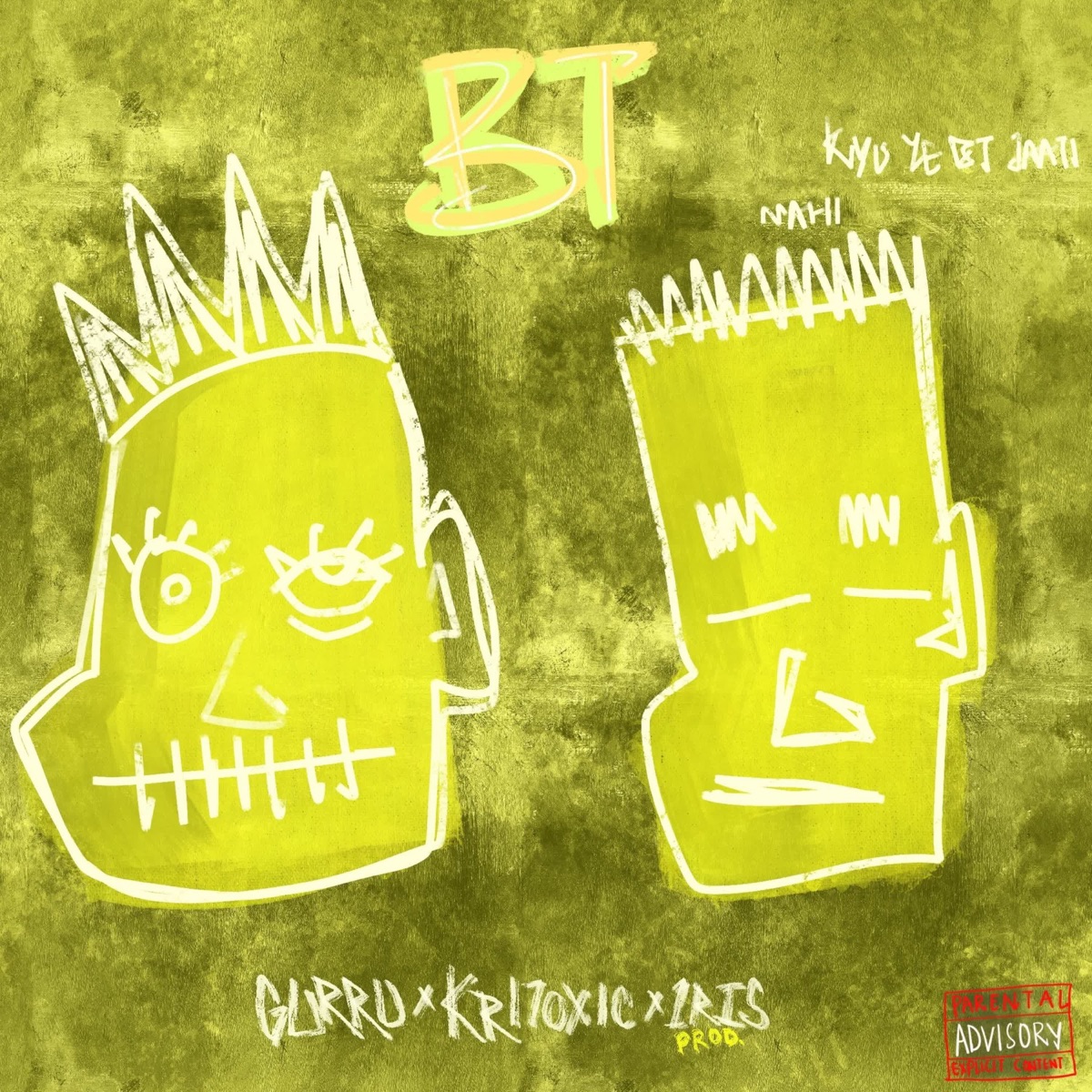 BT - Single by Kritoxic, gurru & 1RIS album cover