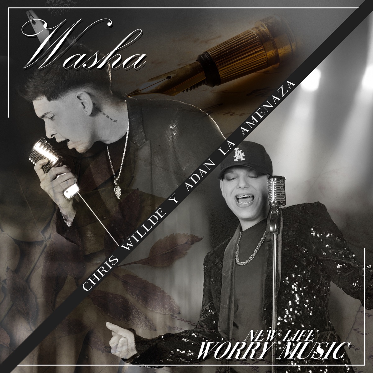 WASHA - Single by New Life Worry Music, Chris Willde & Adan La Amenaza album cover